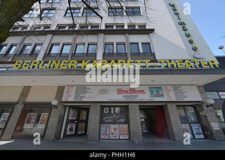 Berliner Kabarett Die Théâtre Wuehlmaeuse, Theodor-Heuss-Platz, Westend, Charlottenburg, Berlin, Deutschland Banque D'Images