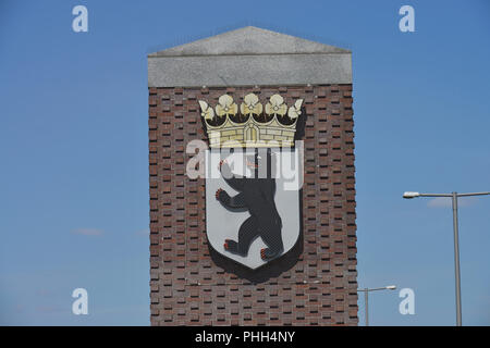 Berlin Steglitz, Tiburtiusbruecke, Wappen, Berlin, Deutschland Banque D'Images