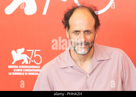 Venise, Italie - 01 septembre, 2018. Luca Guadagnino assiste à un photocall pour le film 'Suspiria' présenté de la concurrence sur le 01 septembre, 2018 durant le 75e Festival du Film de Venise au Lido de Venise. Le 75e Festival International du Film de Venise 2018, réalisé par Alberto Barbera et organisé par la Biennale de Venise, présidé par Paolo Baratta, prendra fin le 8 septembre. © Roberto Ricciuti / éveil / Alamy Live News Banque D'Images