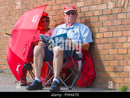 Bournemouth, Royaume-Uni. Du 1er septembre 2018. Les foules affluent à Bournemouth pour le 3e jour de la 11e édition du Festival de l'air de Bournemouth. Credit : Carolyn Jenkins/Alamy Live News Banque D'Images