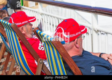 Bournemouth, Royaume-Uni. Du 1er septembre 2018. Les foules affluent à Bournemouth pour le 3e jour de la 11e édition du Festival de l'air de Bournemouth. Credit : Carolyn Jenkins/Alamy Live News Banque D'Images