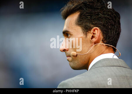 Alvaro Arbeloa ex joueur du Real Madrid au cours de la ligue espagnole, La Liga, match de football entre le Real Madrid et Saragosse 01e Septembre 2018 à Santiago Bernabeu à Madrid, Espagne. Du 1er septembre 2018. Credit : AFP7/ZUMA/Alamy Fil Live News Banque D'Images