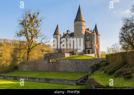 Le Château de Veves en Belgique Banque D'Images