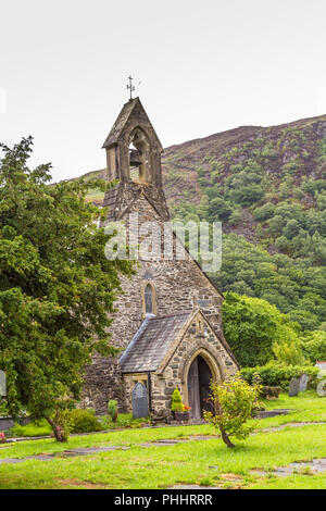 Dans l'église de Beddgelert NP de Snowdonia, Pays de Galles, Royaume-Uni Banque D'Images