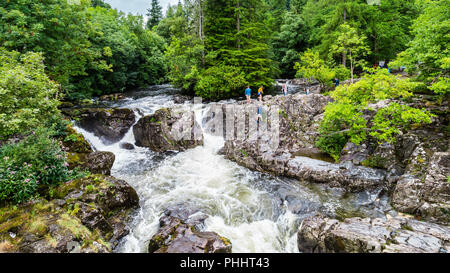 Betws-Y-coed dans le parc national de Snowdonia au Pays de Galles, Royaume-Uni Banque D'Images