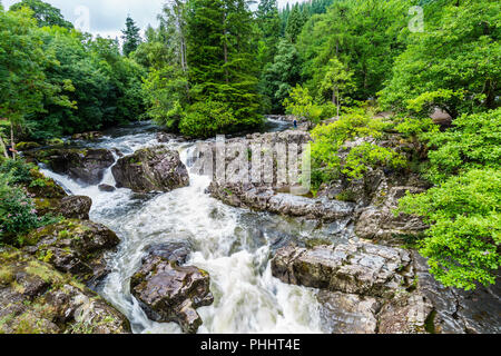 Betws-Y-coed dans le parc national de Snowdonia au Pays de Galles, Royaume-Uni Banque D'Images