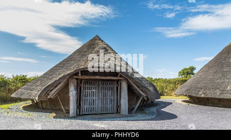 Rotondes historiques sur l'Anglesey, au Pays de Galles, Royaume-Uni Banque D'Images