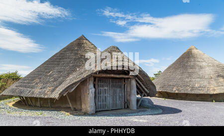 Rotondes historiques sur l'Anglesey, au Pays de Galles, Royaume-Uni Banque D'Images