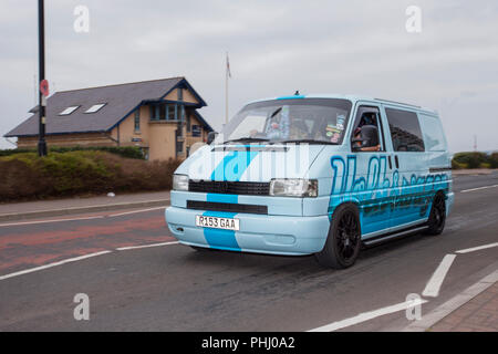 1998 90s VW Volkswagen 800 Special TD SWB 1896cc diesel à bord d'une fourgonnette à Morecambe, Royaume-Uni Banque D'Images