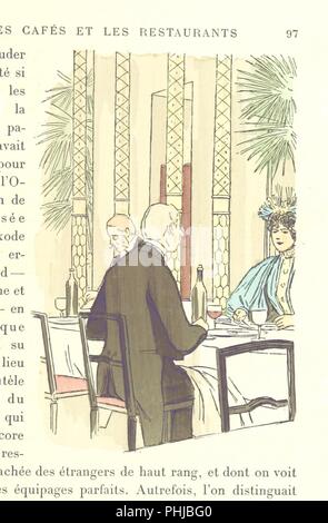 Libre à partir de la page 119 de "La vie des boulevards ... Dessins en couleurs par P. Vidal' . Banque D'Images