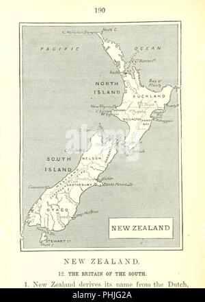 Libre à partir de la page 194 de "Chambers's nouvelle répartition géographique des lecteurs . Banque D'Images
