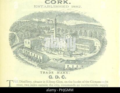 Libre à partir de la page 199 de "Guy's Guide illustré au sud de l'Irlande, etc' . Banque D'Images