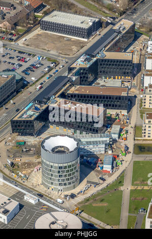 Nouvelle construction d'Funke-Medien au siège de Berliner Platz à Berlin Grüne Mitte à Essen dans la Ruhr en NRW. Ruhr, Essen, Rhénanie- Banque D'Images