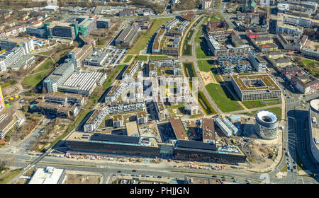 Nouvelle construction d'Funke-Medien au siège de Berliner Platz à Berlin Grüne Mitte à Essen dans la Ruhr en NRW. Essen, Ruhr, Rhénanie-N-W Banque D'Images