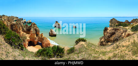 Plage de l'Algarve Dos Tres Irmaos (Portugal) Banque D'Images