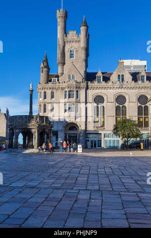 Old Town Hall, Castlegate, Aberdeen, Écosse, Royaume-Uni Banque D'Images