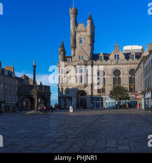 Old Town Hall, Castlegate, Aberdeen, Écosse, Royaume-Uni Banque D'Images