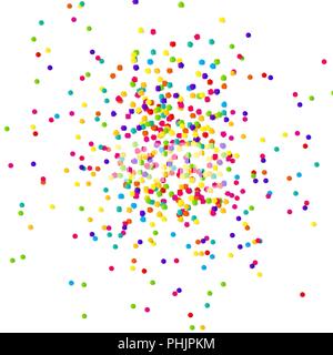 Résumé à pois fond confettis confettis. Vector illustration Illustration de Vecteur