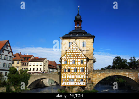 Ancien hôtel de ville Bamberg Banque D'Images