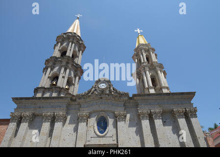 Parroquia San Francisco de Asis à Jalisco CHAPALA. Le Mexique Banque D'Images