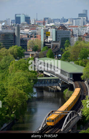U-Bahnhof, Moeckernbruecke, Kreuzberg, Berlin, Deutschland Banque D'Images