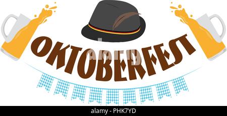 Oktoberfest party Background Illustration de Vecteur