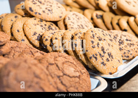 Les cookies au chocolat Banque D'Images