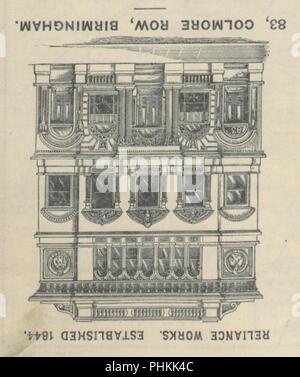 Libre à partir de la page 17 de '[Le Birmingham samedi demi-guide de vacances, avec une carte. [Par Joseph Sturge.]]' . Banque D'Images