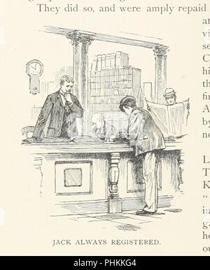 Libre à partir de la page 174 du livre "Le Siècle d'américains célèbres. L'histoire d'un pèlerinage de jeunes maisons historiques. ... Avec des illustrations . Banque D'Images