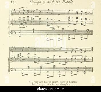 Libre à partir de la page 180 de "La Hongrie et ses habitants ... Avec des illustrations' . Banque D'Images