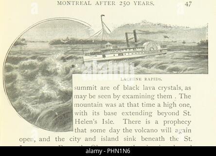 Libre à partir de la page 79 du 'Montreal après 250 ans de . Banque D'Images