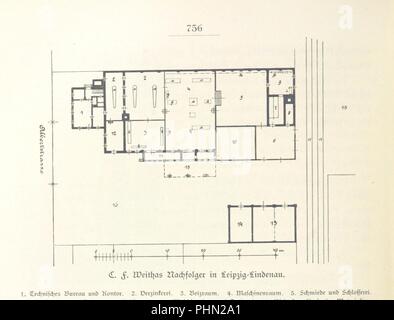 Libre à partir de la page 832 de 'Leipzig und seine Bauten. Herausgegeben von der Vereinigung ... Mit Ansichten 372, etc' . Banque D'Images