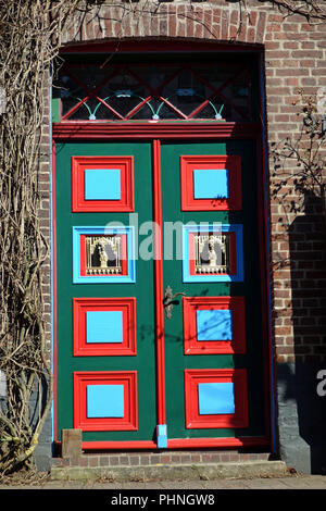 Dans Estebrugge porte avant traditionnelle dans le Vieux Pays Banque D'Images