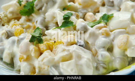 Salade de légumes polonais Banque D'Images
