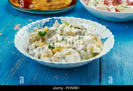 Salade de légumes polonais Banque D'Images