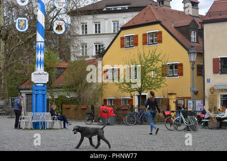 Wiener Platz, Alt-Haidhausen, Haidhausen, Munich, Bayern, Deutschland Banque D'Images