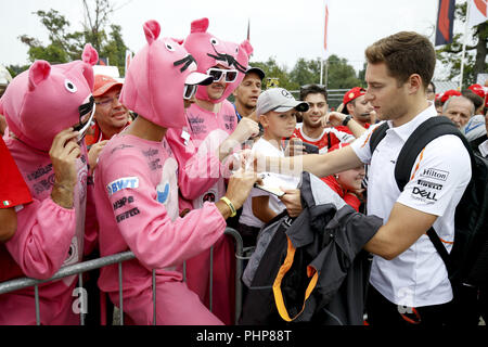 Sport Automobile : Championnat du Monde de Formule 1 de la FIA 2018, Grand Prix d'Italie, # 2 Stoffel Vandoorne (BEL, McLaren F1 Team), 02.09.2018. Dans le monde d'utilisation | Banque D'Images