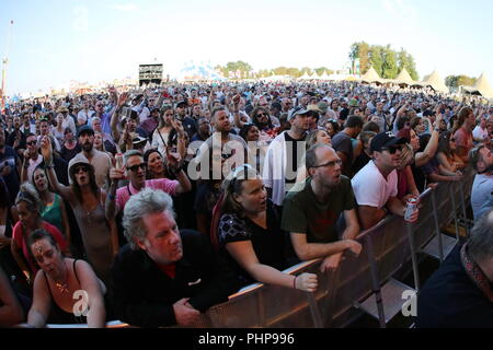 Knebworth Park, Herfordshire, UK. 2 Septembre, 2018. La foule lors de la deuxième journée de la toute première Cool Britannia Festival à Knebworth Park. Crédit : Simon Newbury/Alamy Live News Crédit : Simon Newbury/Alamy Live News Crédit : Simon Newbury/Alamy Live News Banque D'Images