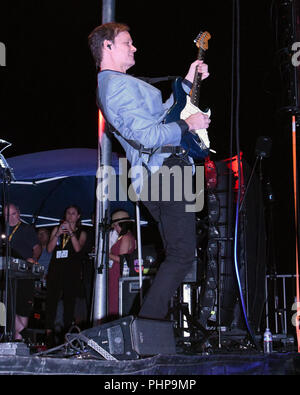 San Pedro, Californie, USA. Du 1er septembre 2018. Les Beach Boys à Los Angeles la Fleet Week 2018 sur Bob Hope USO Delta Air Lines Main Stage à San Pedro en Californie. Credit : Billy/Bennight ZUMA Wire/Alamy Live News Banque D'Images