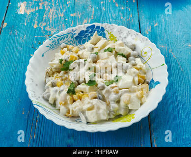 Salade de légumes polonais Banque D'Images