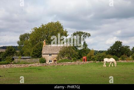 Cutsdean village, Cotswolds, Gloucestershire, Angleterre. Banque D'Images