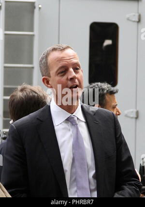 Nick Boles député conservateur de la circonscription de Grantham et Stamford dans le Lincolnshire. Photo ici à Westminster, Londres, Royaume-Uni. Les politiciens britanniques. Nicholas Boles a été ministre des compétences de 2014 à 2016. Page du portefeuille de Russell Moore. Banque D'Images