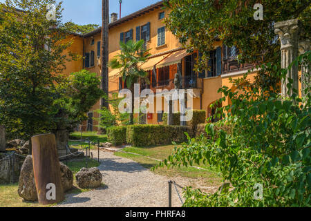 Vittoriale degli italiani, Gardone Riviera, Lac de Garde, Lombardie, Italie, Europe Banque D'Images