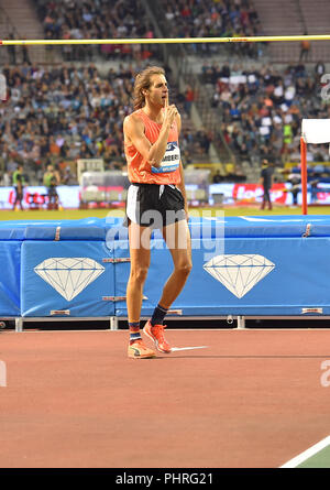 Au cours de l'action AG Memorial Van Damme Diamond League 2018 au Stade Roi Baudouin Bruxelles Belgique le 31 août 2018. GlennSports. Banque D'Images