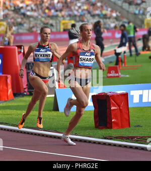 Au cours de l'action AG Memorial Van Damme Diamond League 2018 au Stade Roi Baudouin Bruxelles Belgique le 31 août 2018. GlennSports. Banque D'Images