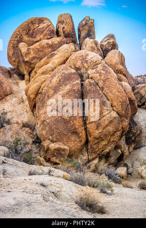 Rocher de roches dans Joshua Tree National Park Banque D'Images