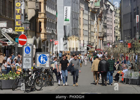 Sendlinger Strasse, Munich, Bayern, Deutschland Banque D'Images