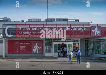 La borne C, Flughafen, Schönefeld, Brandebourg, Allemagne Banque D'Images