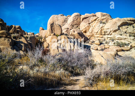 Rocher de roches dans Joshua Tree National Park Banque D'Images