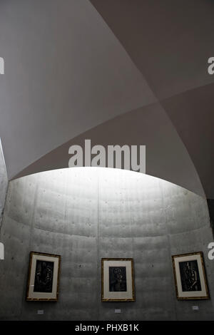 La photo montre l'intérieur de la Georges Rouault memorial hall à l'intérieur des terres de la colonie d'Art Kiyoharu à Hokuto City, préfecture de Yamanashi sur 02 Banque D'Images